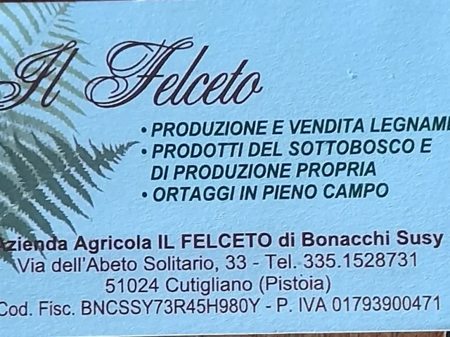 Azienda Agricola Il Felceto di Bonacchi Susy